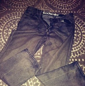 Black stone washed jeans. Size 40 waist 34 Long
